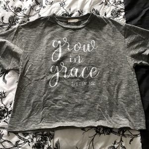 Altar’d State Short Sleeve Cropped Top